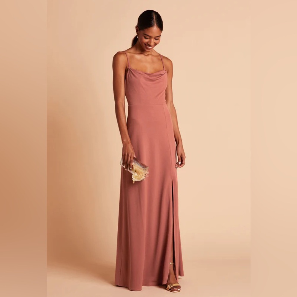 Birdy Grey Ash Crepe Dress in desert rose